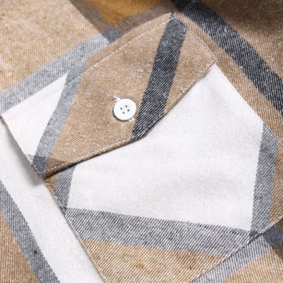 Brown Mens Shirt Jacket - Picture 7 of 7